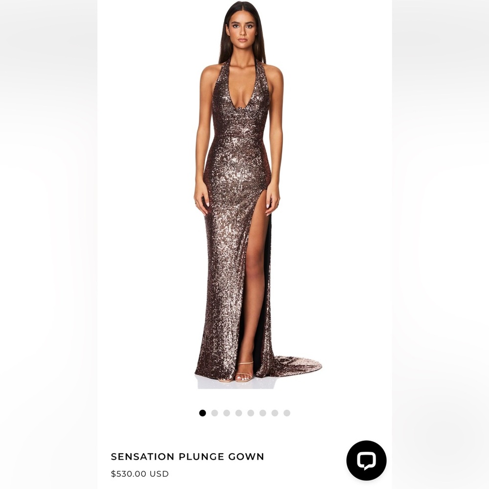 Nookie Sensation plunge gown